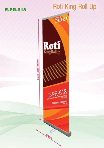 Roll Up Banner (Silver Stand) by Corporate Gift Store Singapore