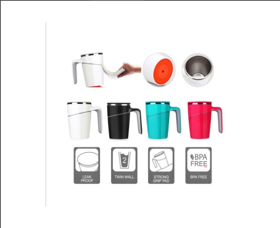 Anti- Spill Free Suction Mug by Corporate Gift Store Singapore
