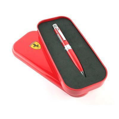 Ferrari Maranello Ball Pen In Tin Box | gifts shop