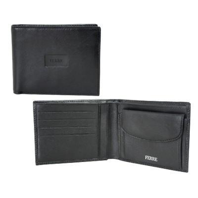 Ferre Man Leather Wallet with Coin Purse and Card Holder | gifts shop