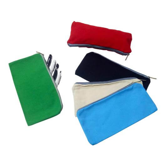 Eco-Friendly 8oz Canvas Pouch with Zipper by Corporate Gift Store Singapore