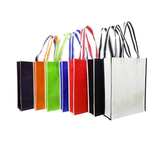 A4 Portrait Non-Woven Bag with Trimmings by Corporate Gift Store Singapore