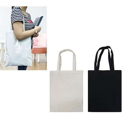 Cotton Canvas Bag with White Handle | gifts shop