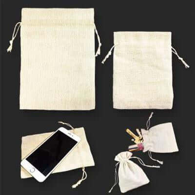 Jute Drawstring Pouch by Corporate Gift Store Singapore