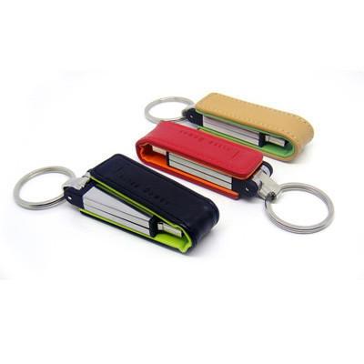 Flip Leather USB Drive | gifts shop