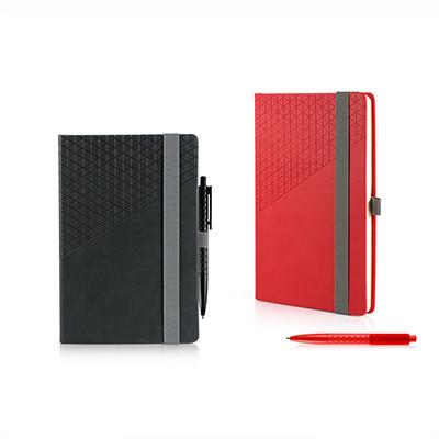 Geometric A5 Notebook and Pen Set by Corporate Gift Store Singapore