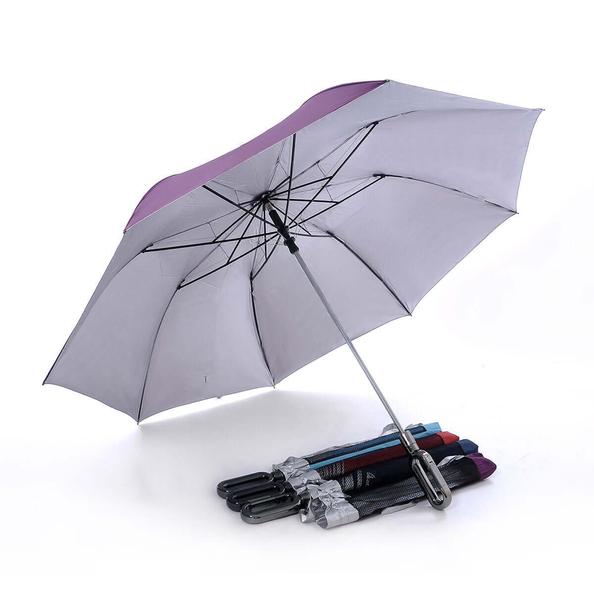 28'' Golf Umbrella with Caribbean Hook Handle by Corporate Gift Store Singapore