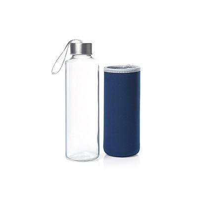 Glass Bottle with Neoprene sleeve by Corporate Gift Store Singapore