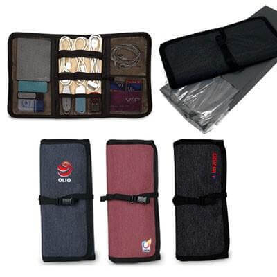 Premium Portable Wrap Gadget Organizer by Corporate Gift Store Singapore