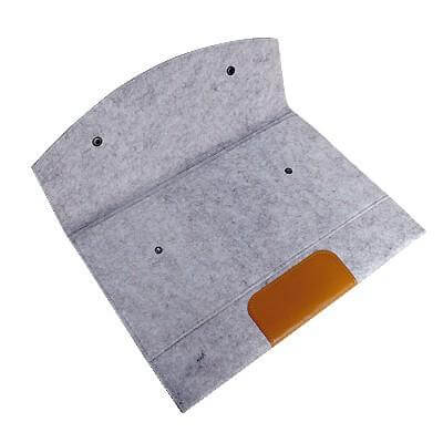13'' Felt and PU Leather Ipad Tablet Sleeve by Corporate Gift Store Singapore