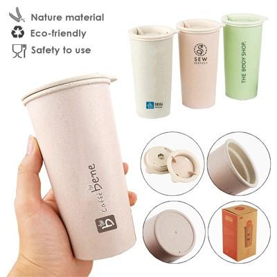 Eco-Wheat Natural Straw Tumbler - 400ml | gifts shop
