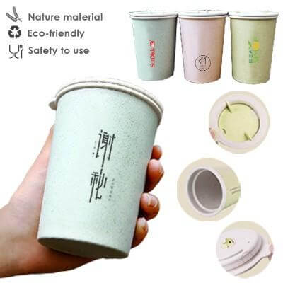 Eco-Wheat Straw Tumbler 300ml by Corporate Gift Store Singapore