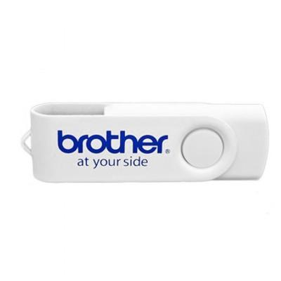 White Metal Coated Swivel USB Flash Drive | gifts shop