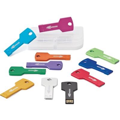 Metallic Key USB Flash Drive by Corporate Gift Store Singapore