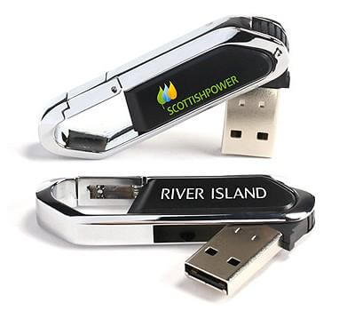 Carabiner Metal USB Flash Drive | gifts shop