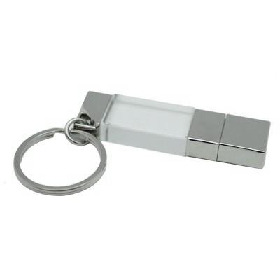 Premium 3D Crystal USB Drive with Key Chain | gifts shop