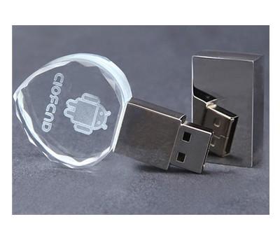 Heart Shaped Crystal USB Flash Drive by Corporate Gift Store Singapore