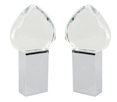 Heart Shaped Crystal USB Flash Drive by Corporate Gift Store Singapore