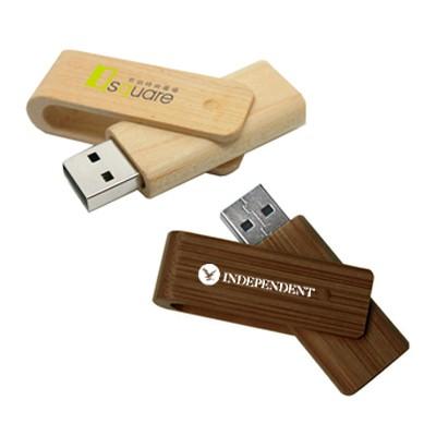 Bamboo Swivel USB Flash Drive | gifts shop