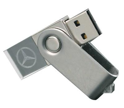 Swivel Crystal USB Drive with LED Light by Corporate Gift Store Singapore