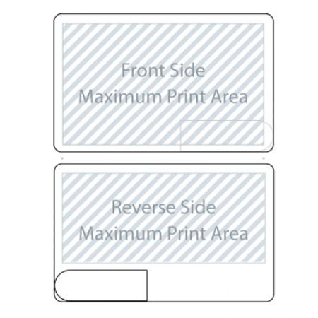 Transparent Swivel USB Card Flash Drive by Corporate Gift Store Singapore