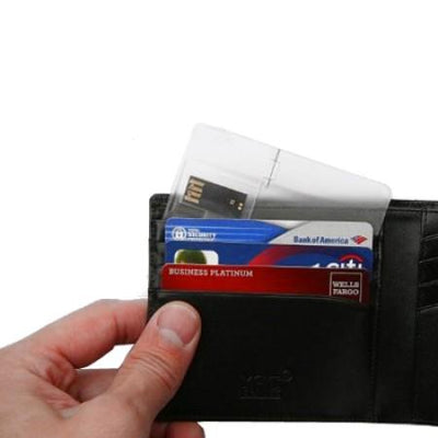 Transparent FoldCard USB Flash Drive | gifts shop