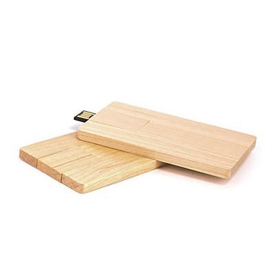 Wooden Card USB Flash Drive by Corporate Gift Store Singapore