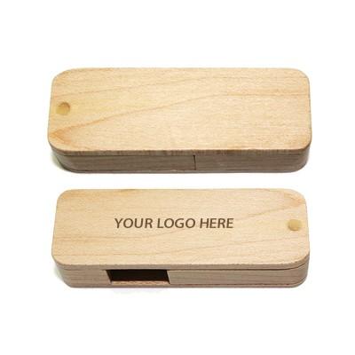 Wooden Rectangle USB Flash Drive | gifts shop