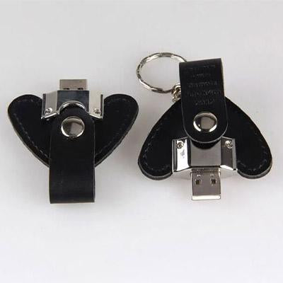 Heart-Shaped Leather Usb Flash Drive by Corporate Gift Store Singapore