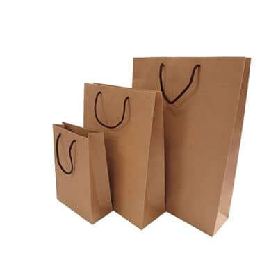 Eco-Friendly Brown Kraft Paper Bag by Corporate Gift Store Singapore