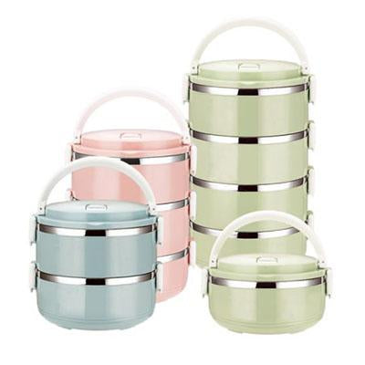 Circular Multi-layer Lunchbox by Corporate Gift Store Singapore