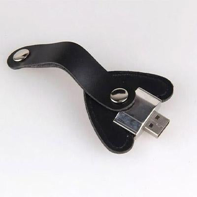 Heart-Shaped Leather Usb Flash Drive by Corporate Gift Store Singapore