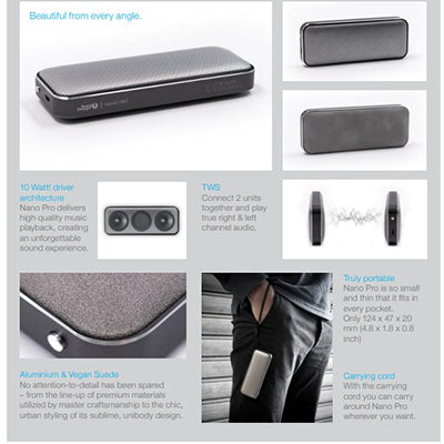 Nano Pro Bluetooth Wireless Speaker by Corporate Gift Store Singapore