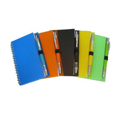 Notebook with Colour Ball Pen Set by Corporate Gift Store Singapore