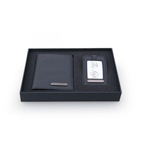 Passport Holder with Luggage Tag Gift Set by Corporate Gift Store Singapore