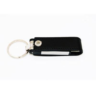 Premium Swivel Leather USB Drive by Corporate Gift Store Singapore