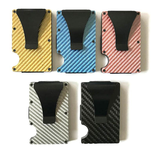 Carbon Fiber RFID Case with Money Clip by Corporate Gift Store Singapore