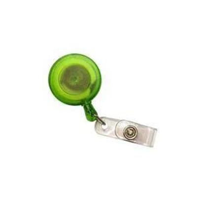 Pull Reel | Opaque Clear Green Round | gifts shop