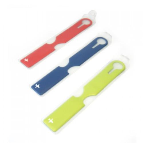 PVC Rectangular Luggage Tag by Corporate Gift Store Singapore
