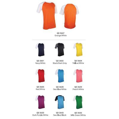 Quick Dry Contrasting Unisex T-shirt by Corporate Gift Store Singapore