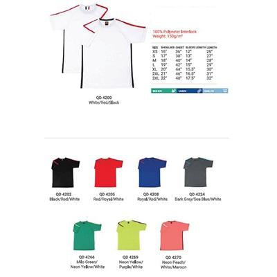 Quick Dry Sports Round Neck T-shirt by Corporate Gift Store Singapore