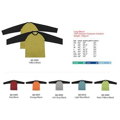 Contrast Quick Dry Long Sleeve Shirt by Corporate Gift Store Singapore