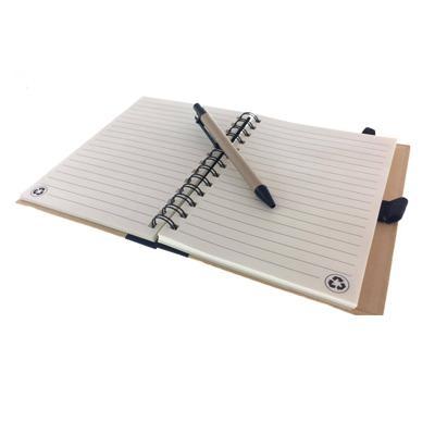 Recycled Notebook with Pen and Elastic Band | gifts shop