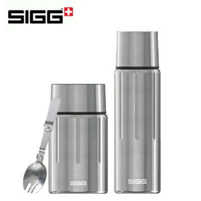 SIGG Gemstone FJ Selenite 500ml Bottle + 750ml Food Jar Set by Corporate Gift Store Singapore