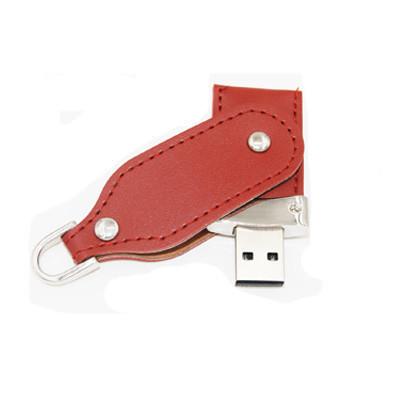 Swivel and Hook Leather USB Drive | gifts shop