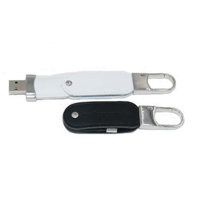 Swivel Leather USB Drive by Corporate Gift Store Singapore