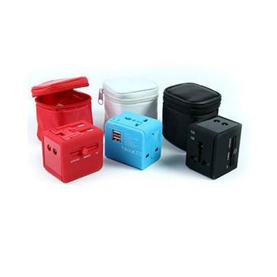 Travel Adaptor with 2 USB Port by Corporate Gift Store Singapore
