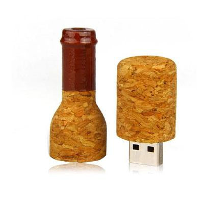 Wine Bottle Shaped USB Flash Drive by Corporate Gift Store Singapore