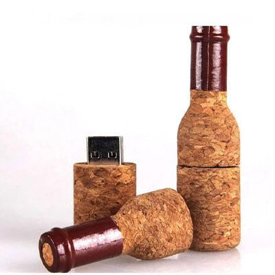 Wine Bottle Shaped USB Flash Drive by Corporate Gift Store Singapore