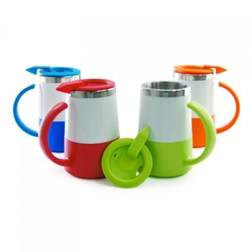 Two Tone Double Wall Stainless Steel Mug by Corporate Gift Store Singapore